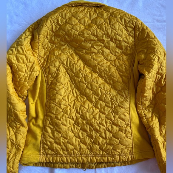 L.L Bean Yellow Quilted Packable Jacket Women’s Sz M - Picture 6 of 6